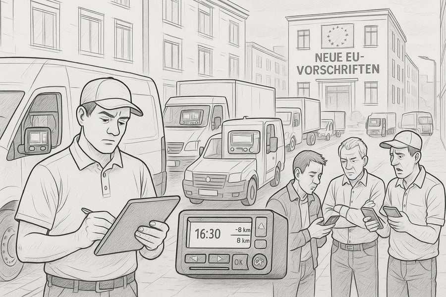 EU greift durch: Tachograph und Kraftverkehrsmeister für Kurierdienste