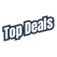 TopDeals Label weiß