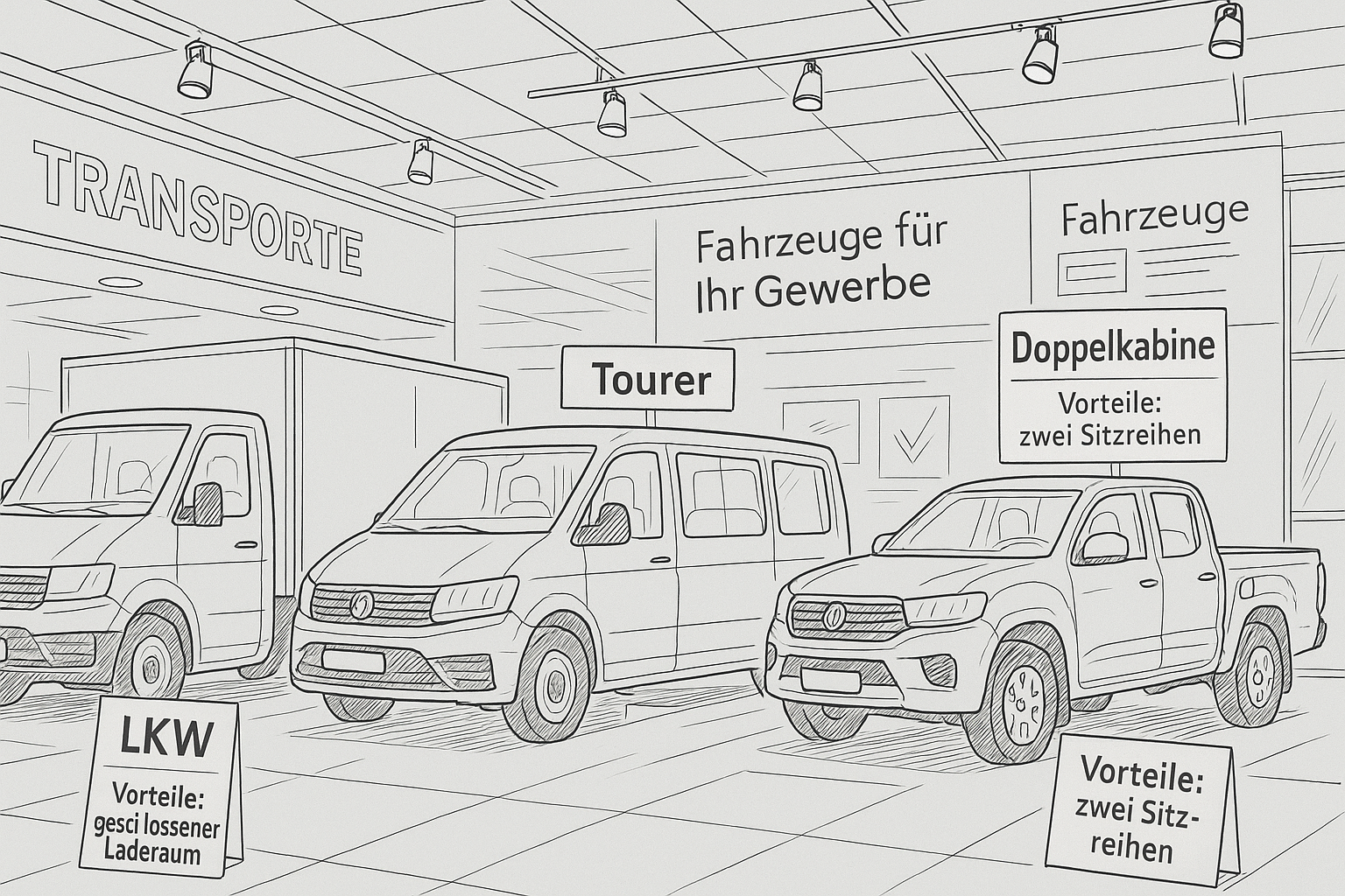 Kastenwagen, Tourer oder Doppelkabine, welche Zulassung passt zu Ihrem Betrieb?