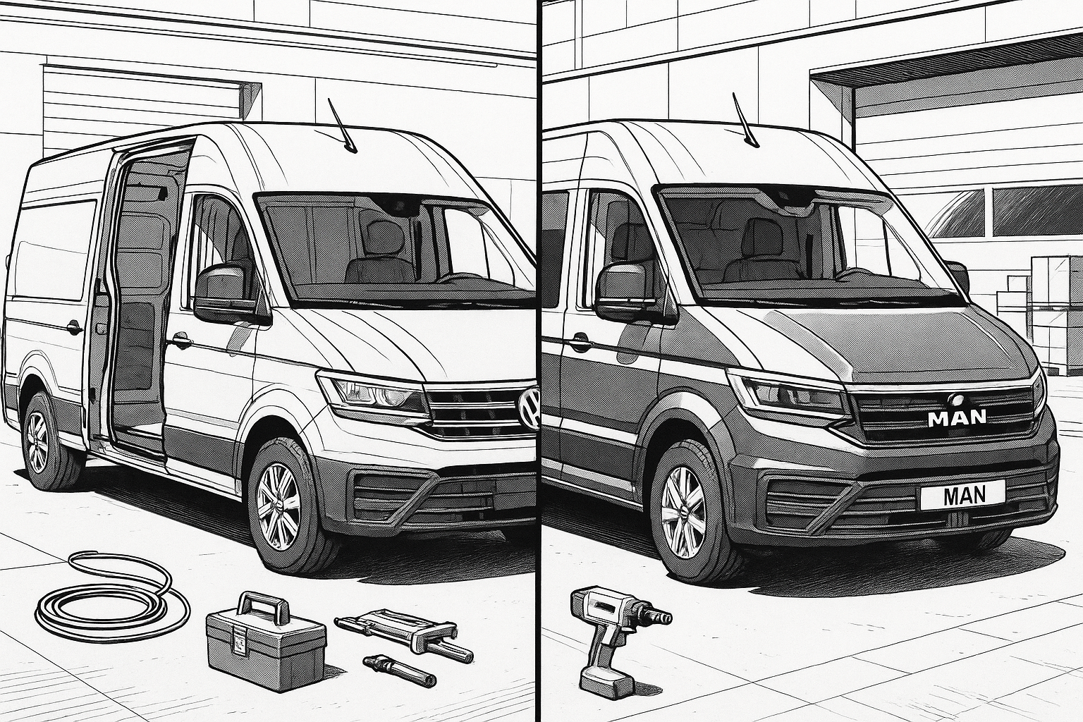 VW Crafter oder MAN TGE: Gibt es da einen Unterschied?