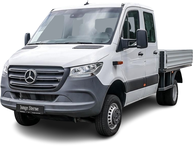 Mercedes-Benz Sprinter 519 4x4 DoKa Pritsche lang mit AHK